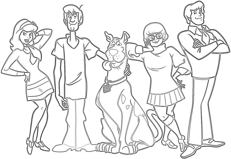 Dibujos De Scooby Doo Para Colorear PEPE LT