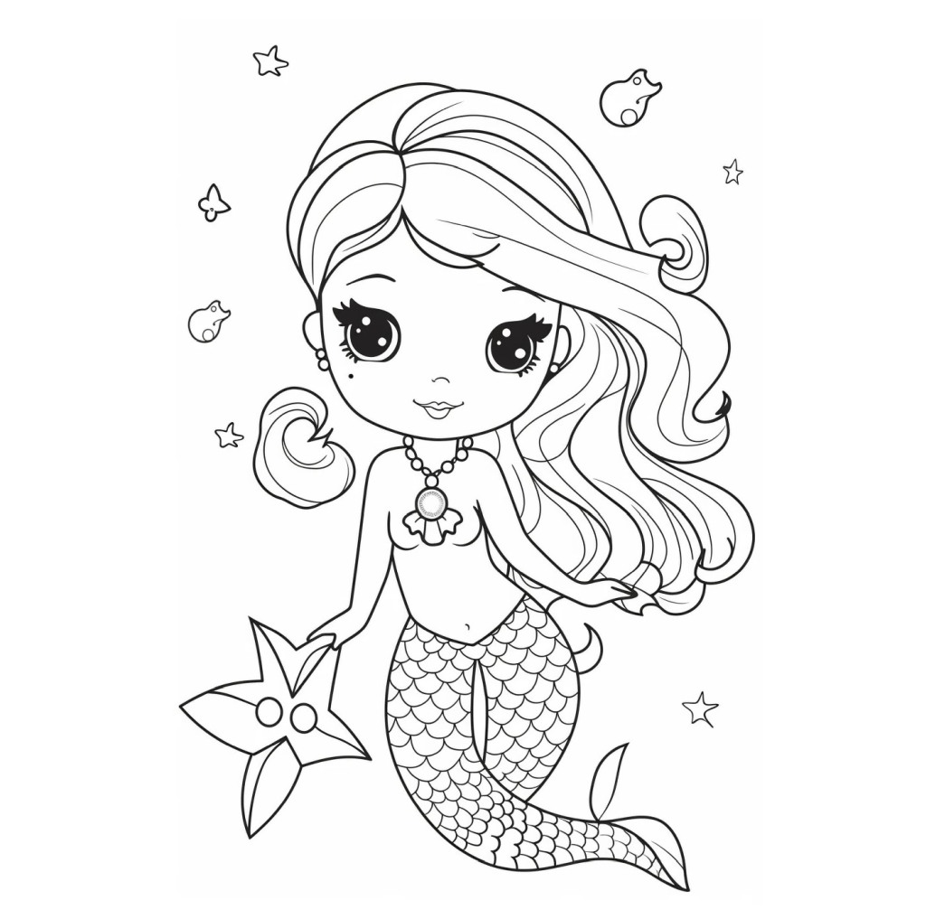 How to Draw Cute Mermaid, Easy Drawings - YouTube | Easy mermaid drawing, Mermaid  drawing tutorial, Easy drawings