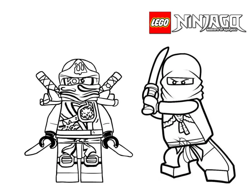 Ninjago Sheet book coloring