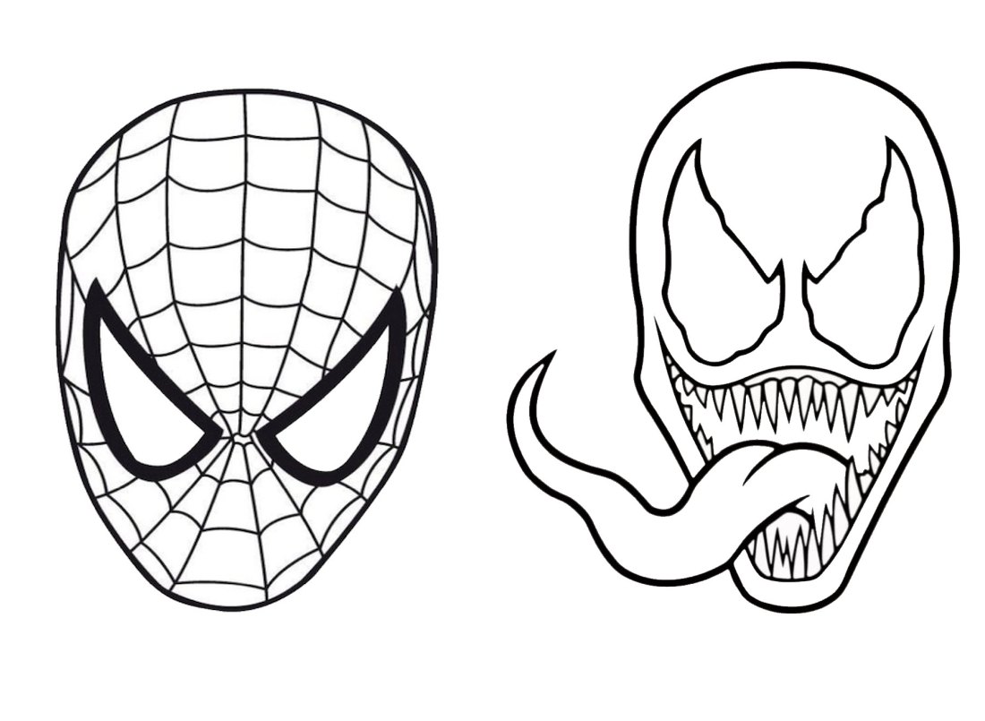 Venom, Carnage coloring page