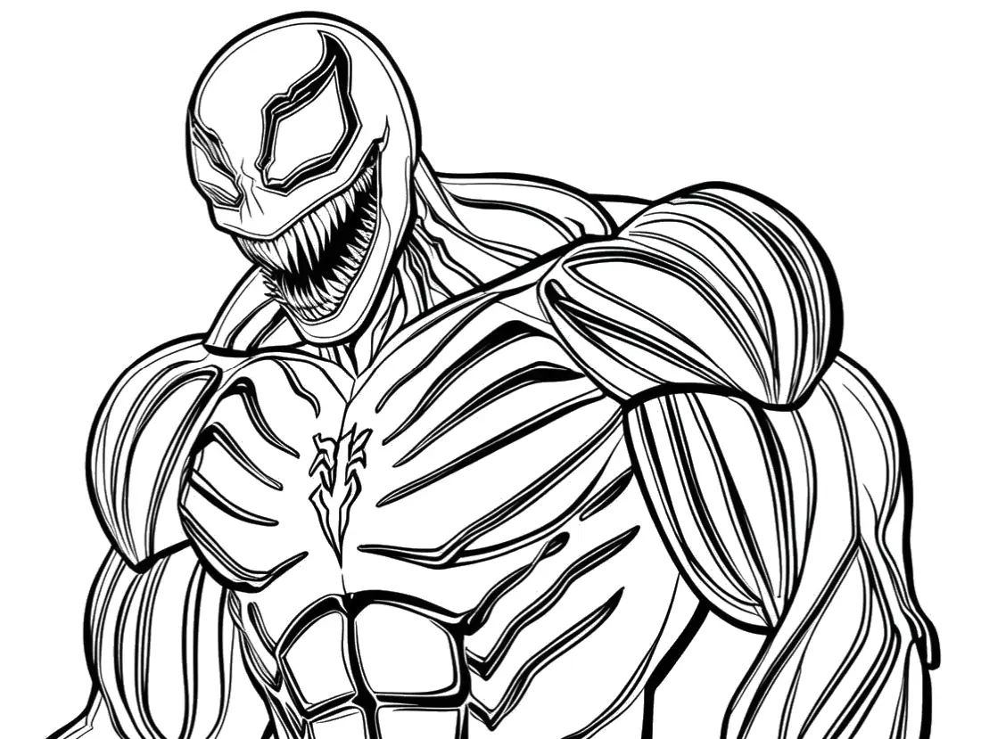 Venom strong for coloring