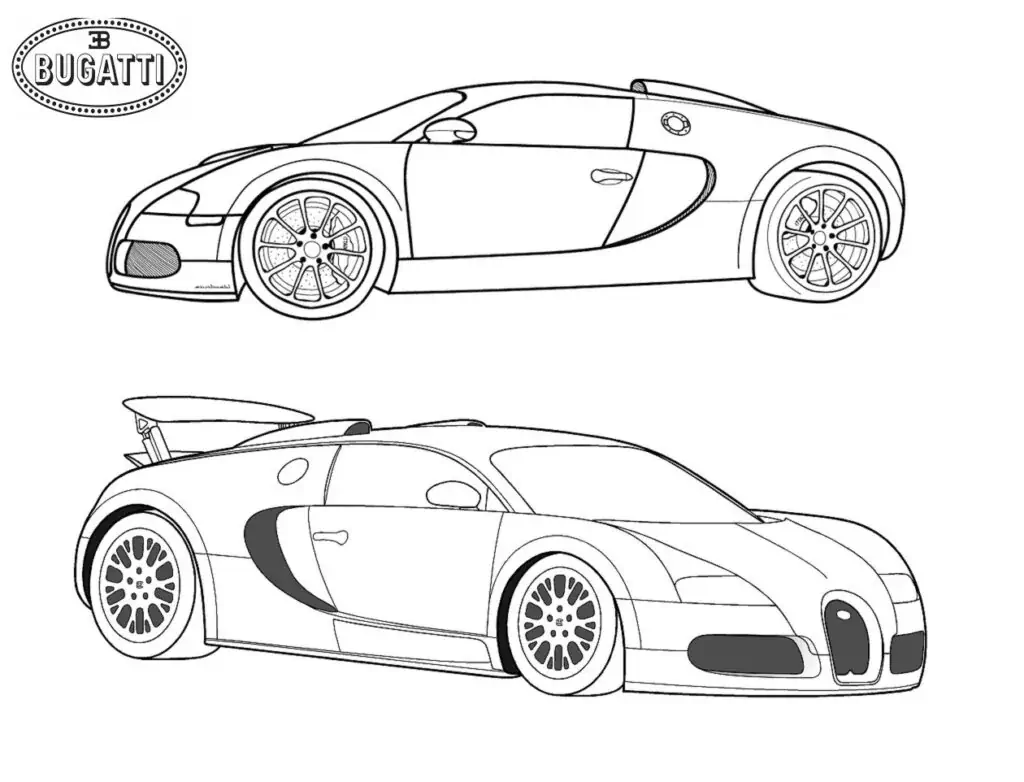 Bugati rang berish uchun Bugatti