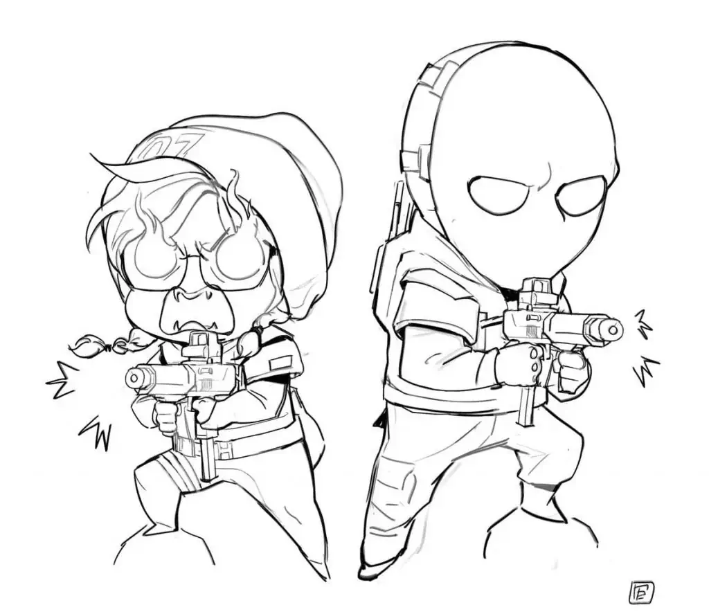 Малюнок Chibi Rainbow six