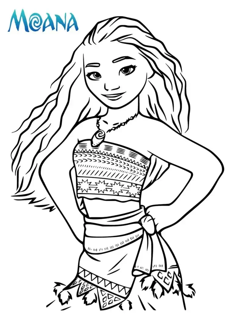 رسومات Moana Vaiana رسومات للتلوين