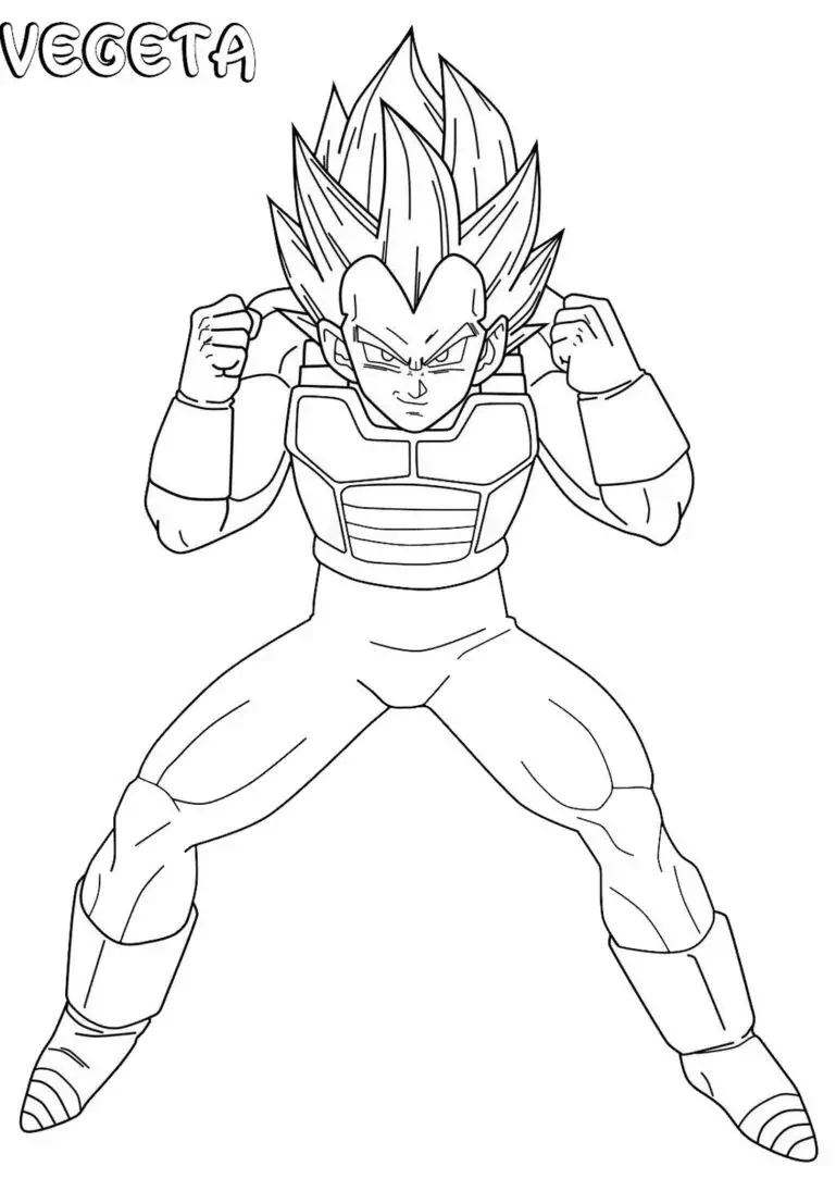 Dragon Ball Z dibujos para colorear