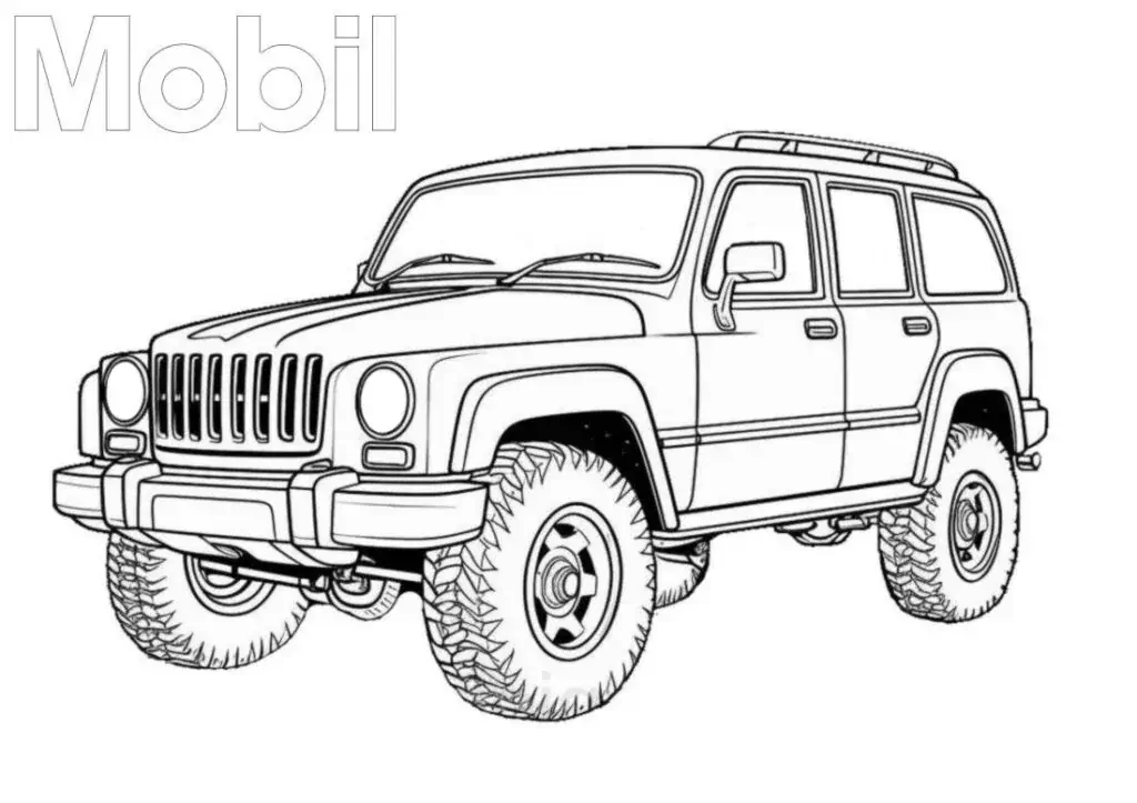 Mobil offroad rang berish 4x4