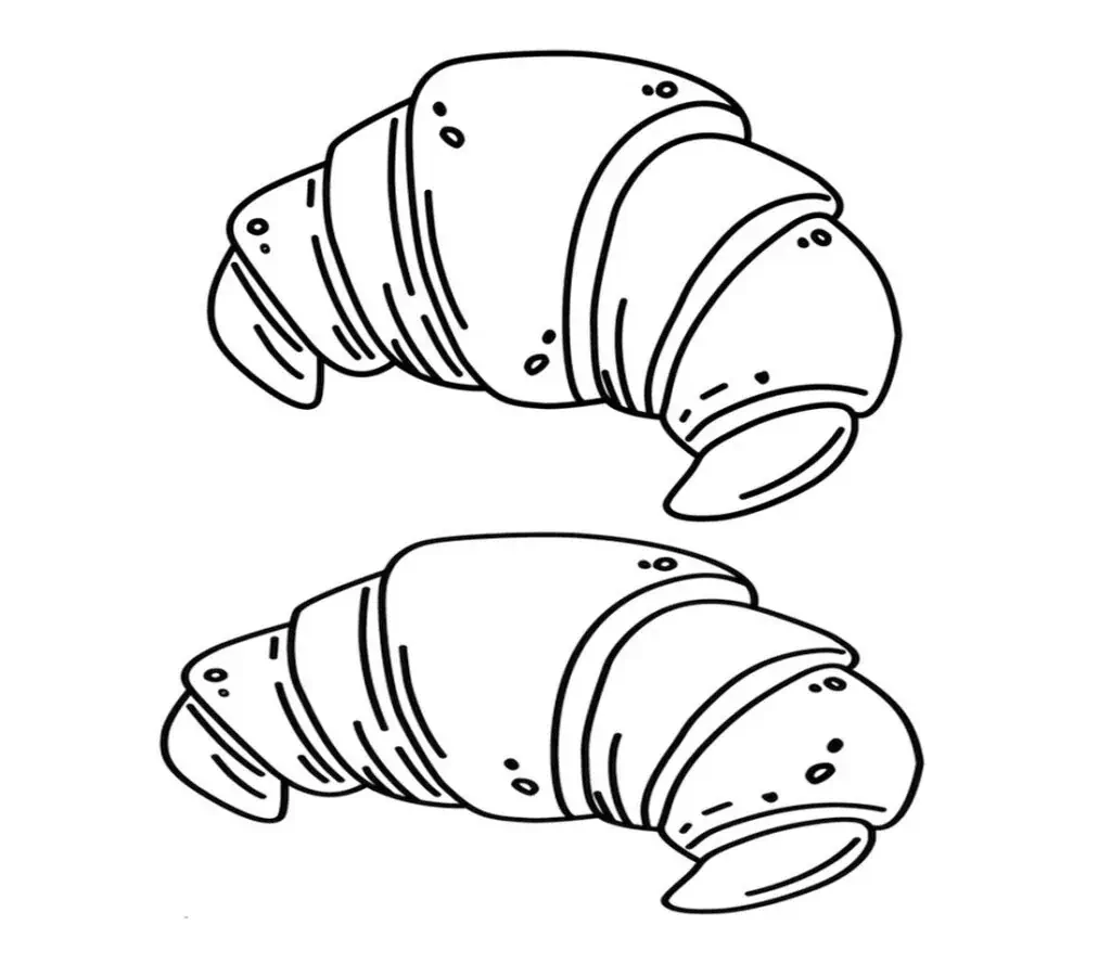 krusuan, croissant, crosuan värvimiseks