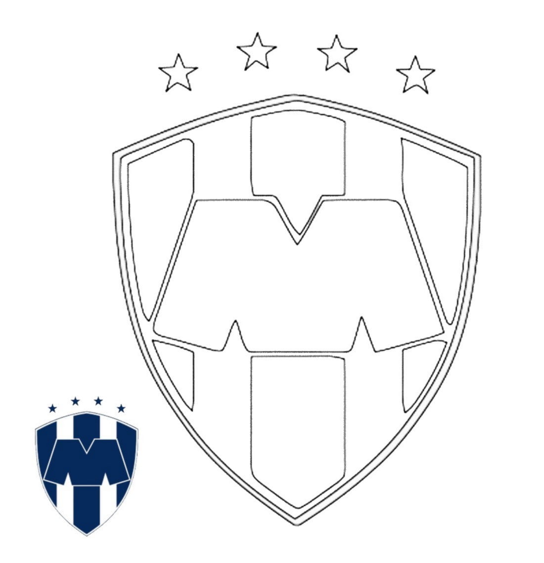 CF Monterrey zbarvení rayados