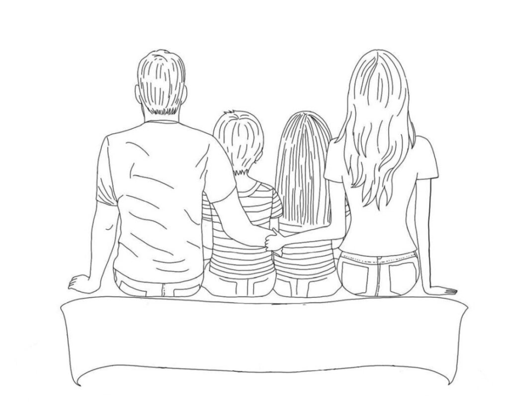 Rodzina uwielbia rysować