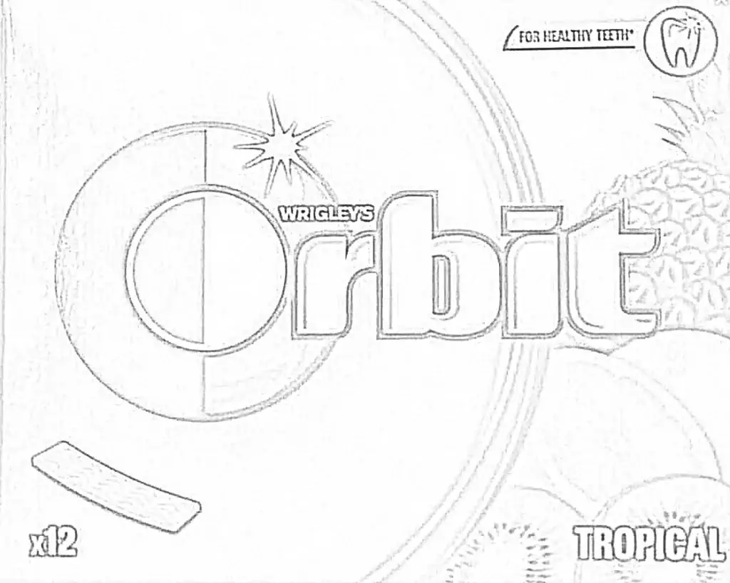 Жувальна гумка Orbit до кольору