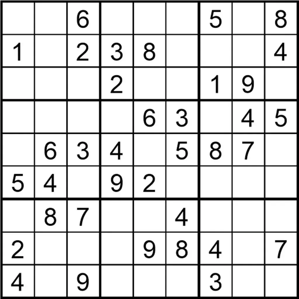 Sudoku pusle