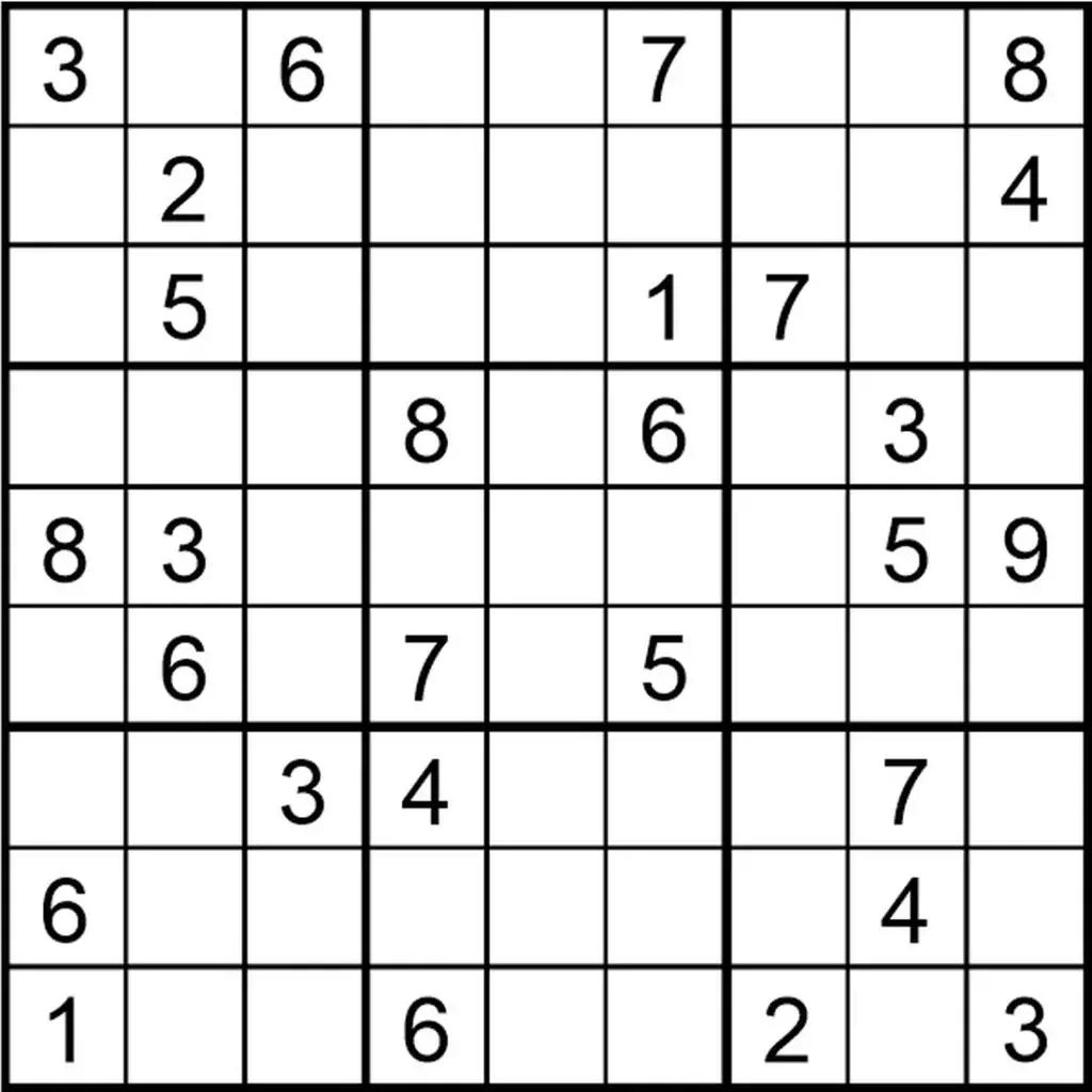 Sudoku lastele