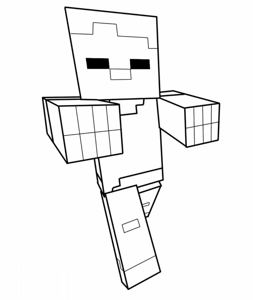 minecraft zombis spalvinti