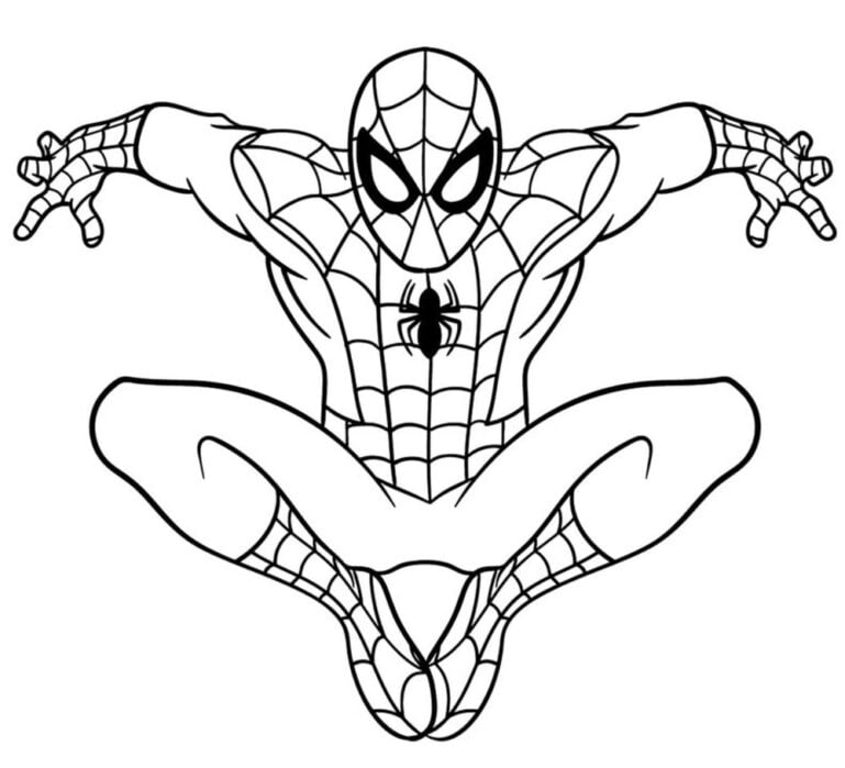 Bé tập tô màu tranh vẽ siêu nhân - Tô màu người nhện II Be tap to mau tranh  ve | Người nhện, Siêu nhân