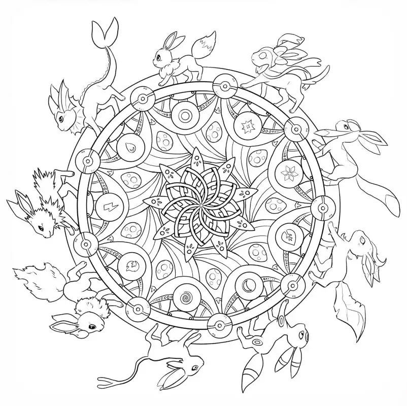 Pokemoni mandala pokemon