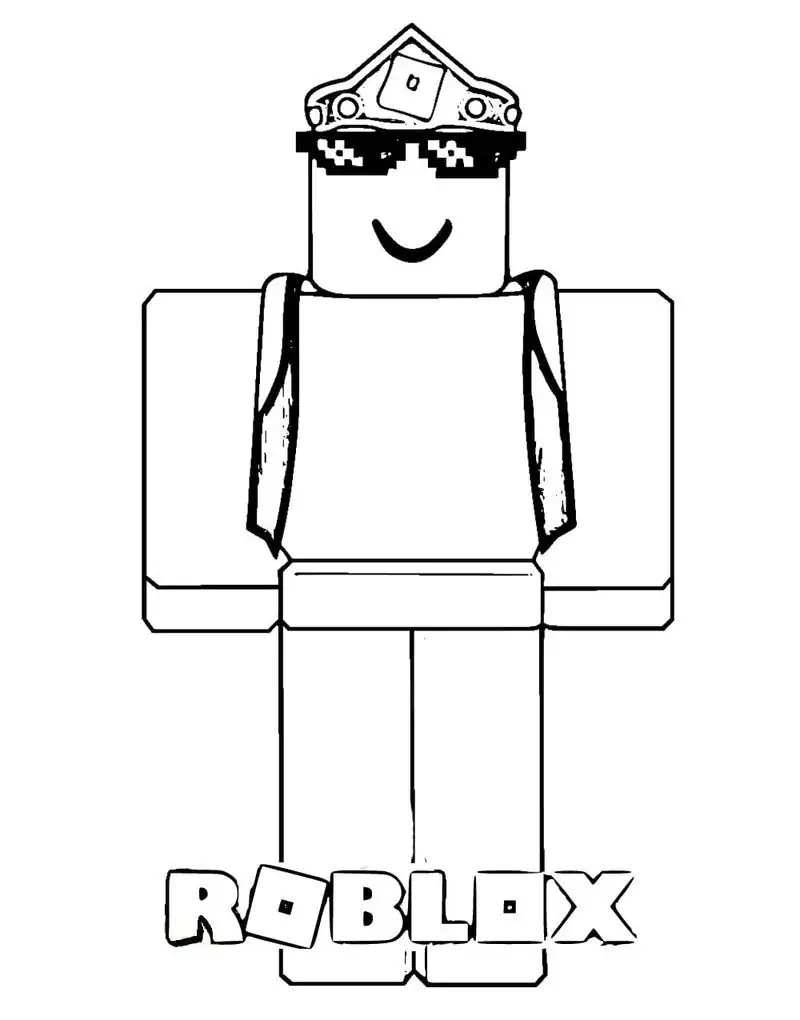 Roblox policija coloring