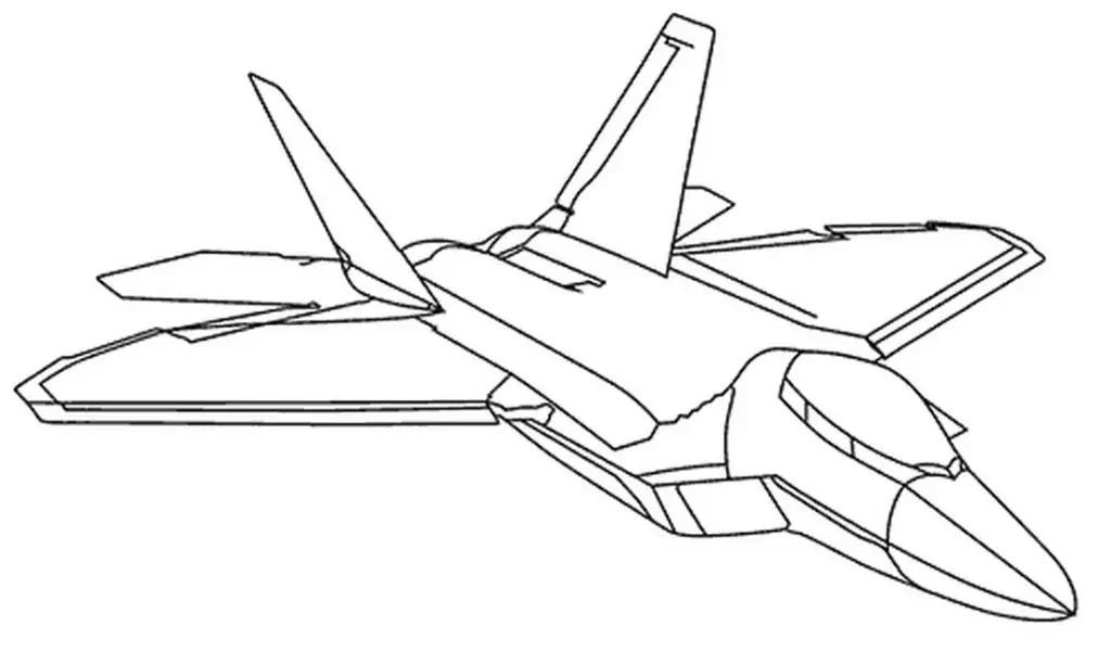 F22 lovec pobarvanka