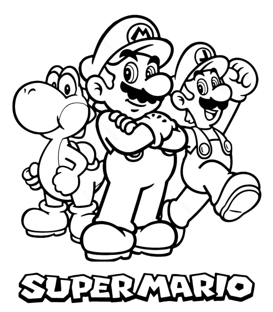 Mario Bros Imagenes Para Colorear
