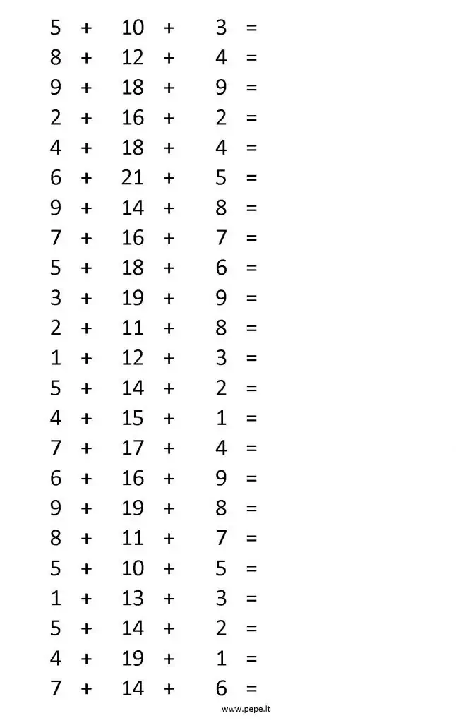 Sarcină de compunere la matematică pentru elevii de clasa a II-a