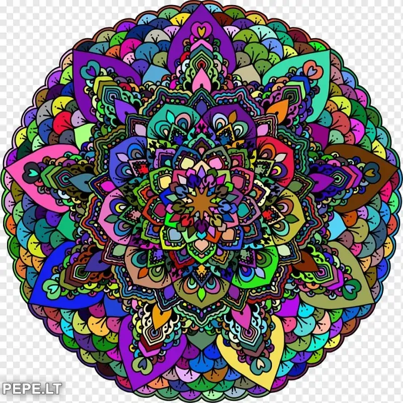 farbige Mandalas