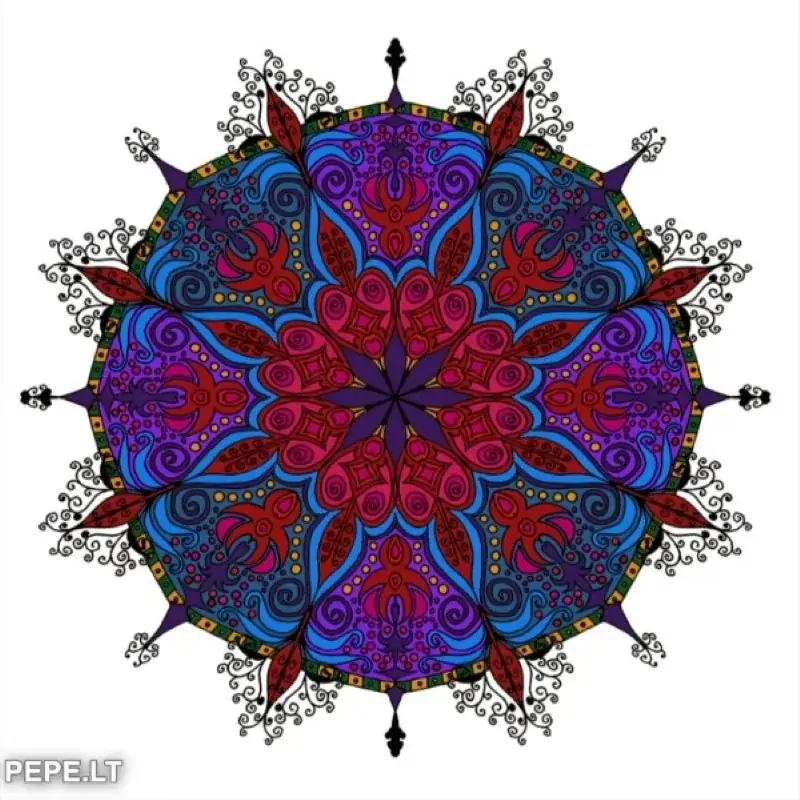 farbige Mandalas