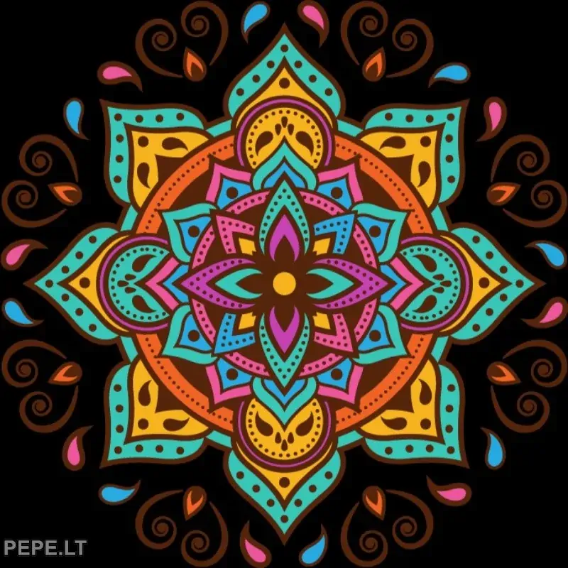 farbige Mandalas