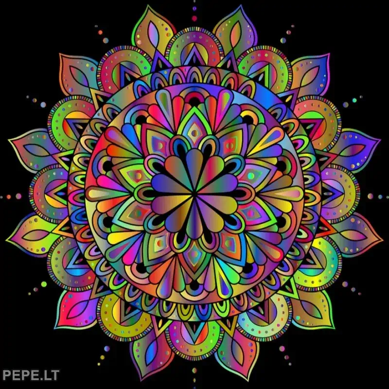 farbige Mandalas