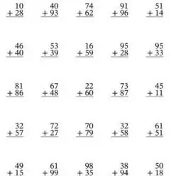 Problemas de matematicas para tercer grado.