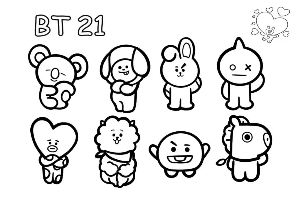 彩色用BT21