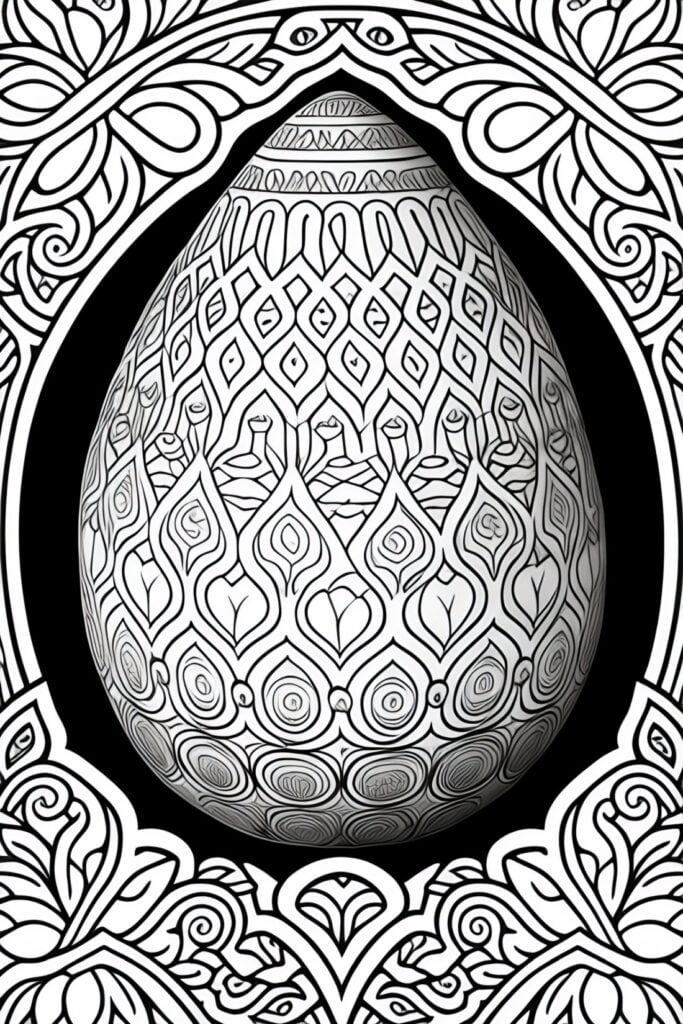Uskršnje jaje bojanka
