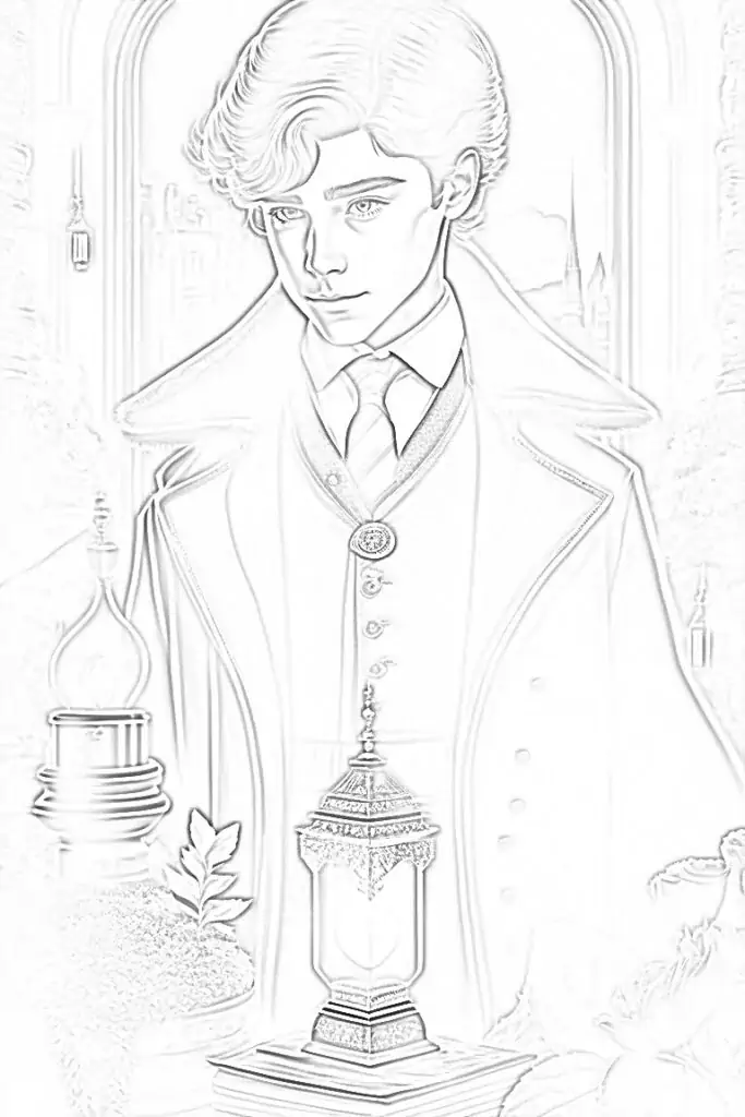 Potter para colorir